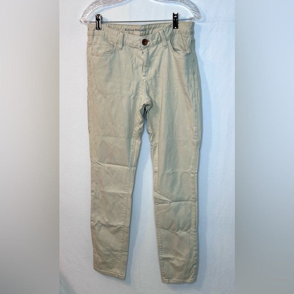 Banana Republic Women’s Cream Beige Skinny Jeans